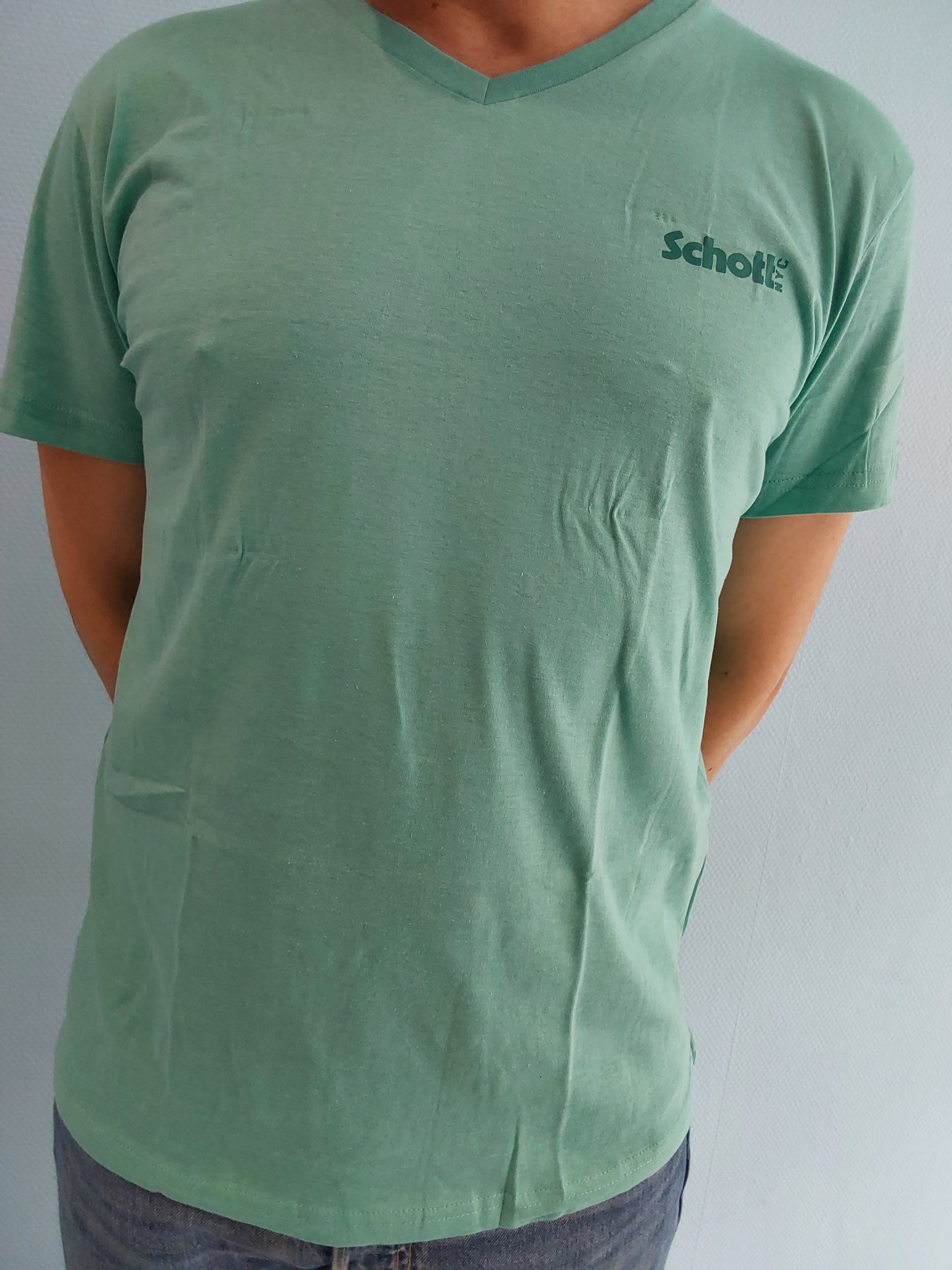 T-Shirt Schott Col en V