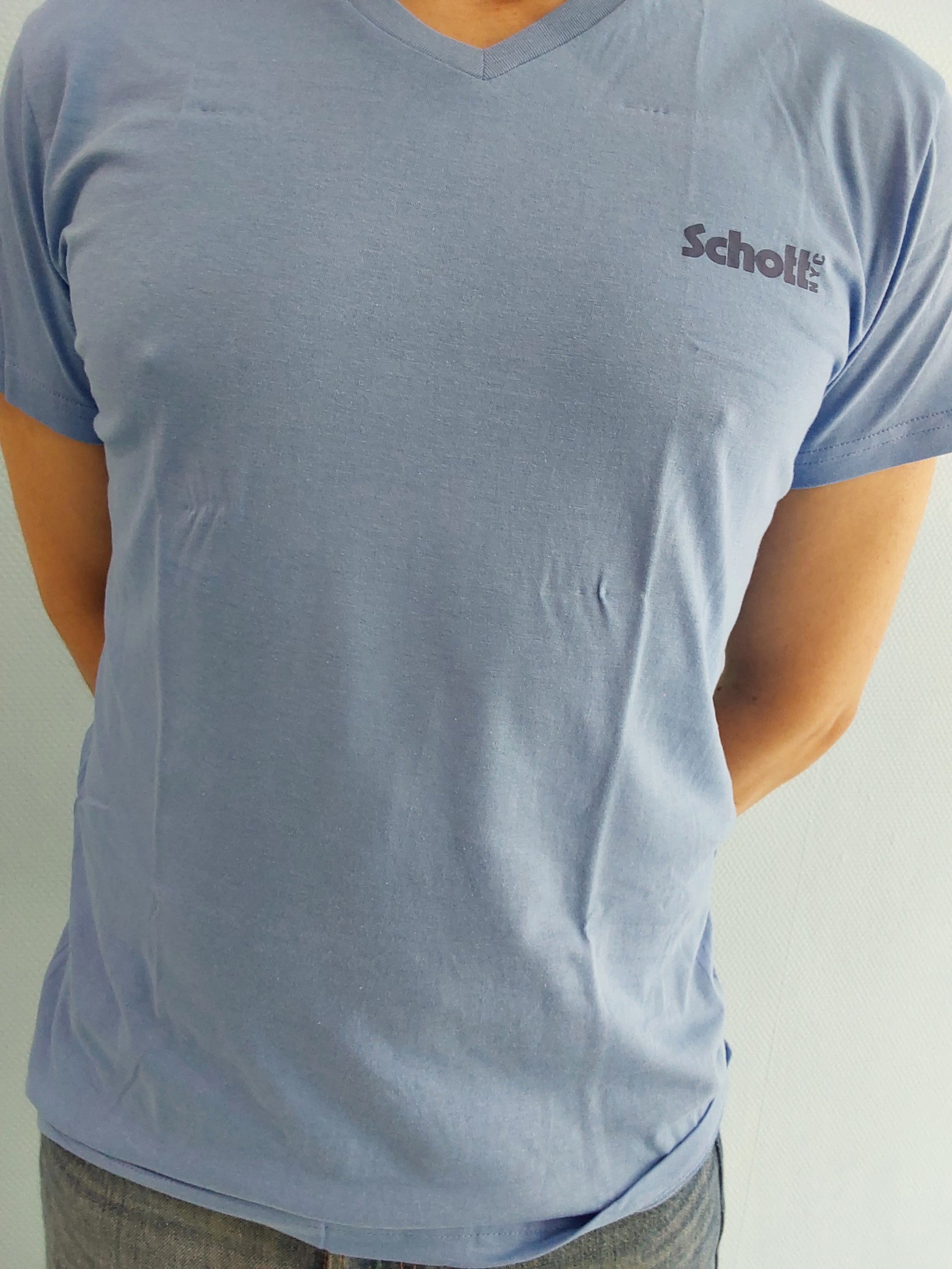 T-Shirt Schott Col en V